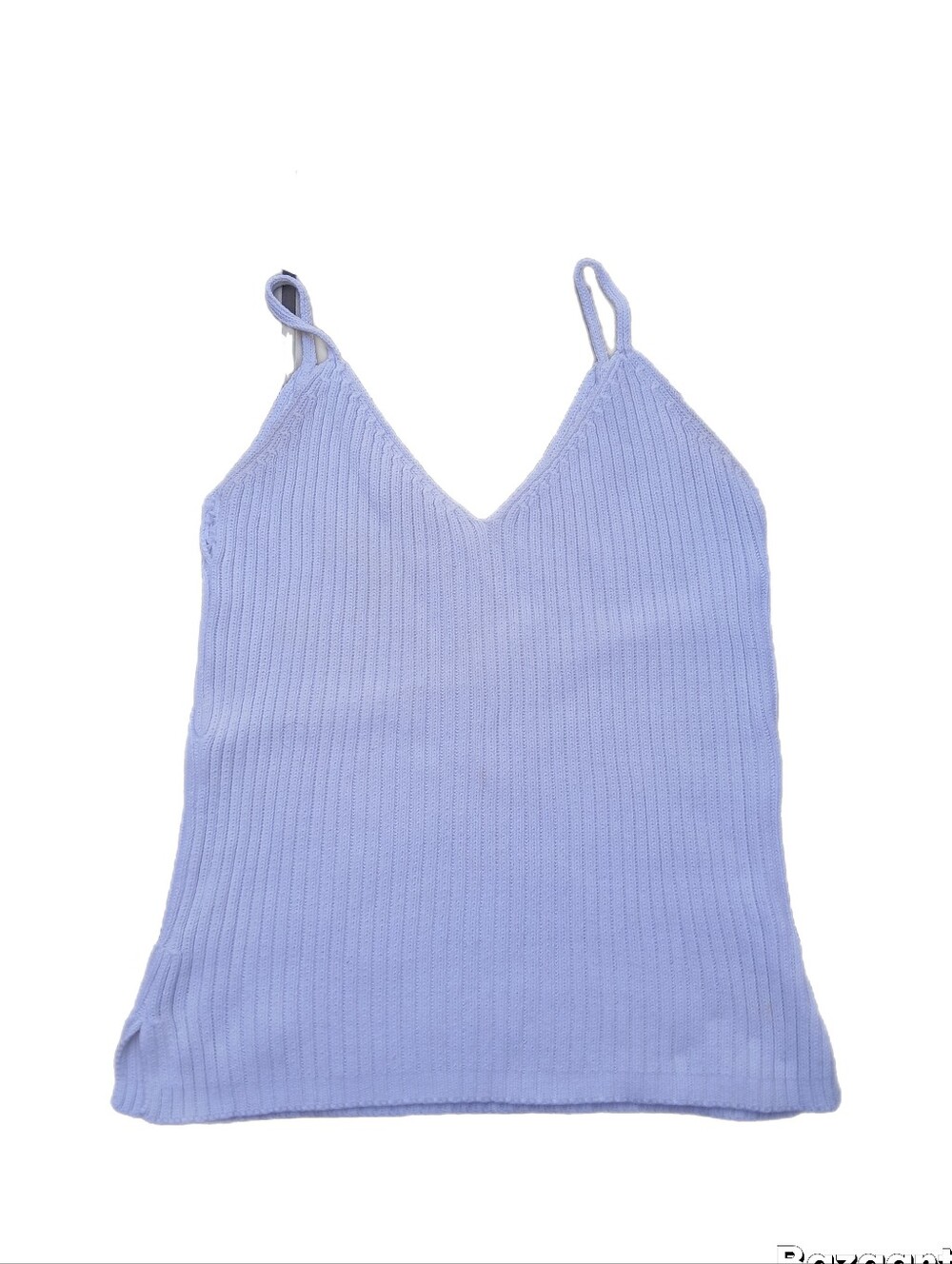 Vintage Esprit White Knit V Neck Camisole | Sz Sm M